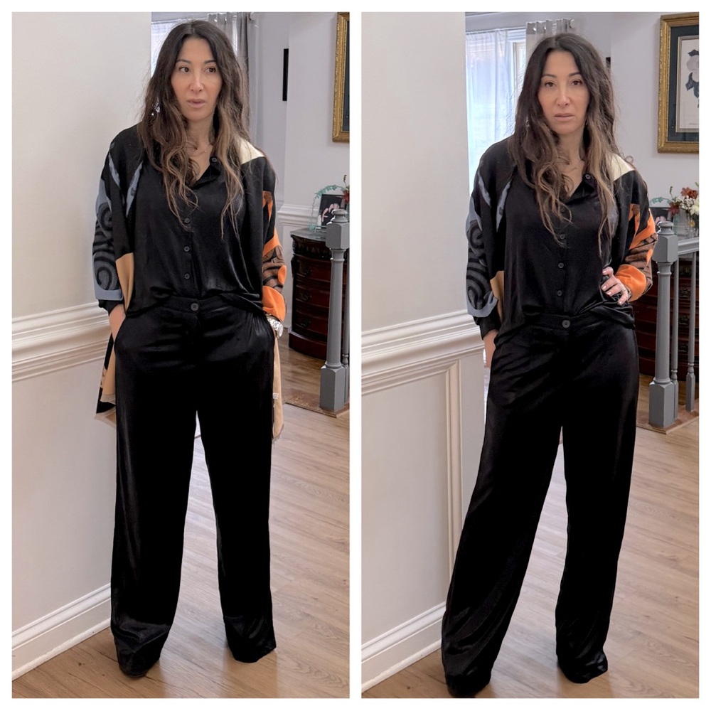 Fabulous Chic Wide Leg Pants and Top Set